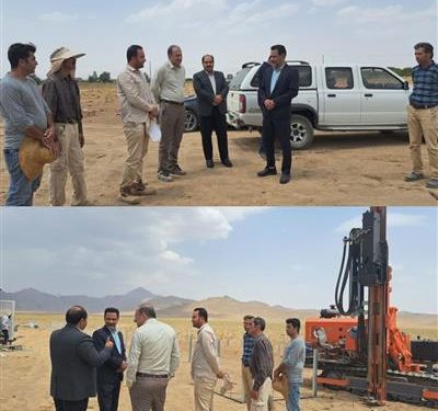 بازدید فرماندار گلپایگان از نیروگاه خورشیدی گلشهر