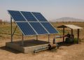 نخستین نیروگاه خورشیدی بر روی چاه های کشاورزی زرند