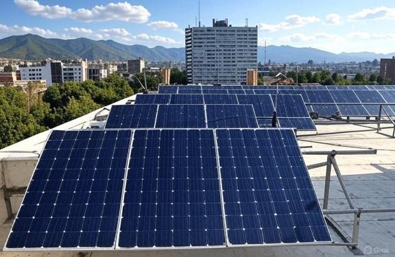 بهره‌برداری از سه نیروگاه خورشیدی سقفی
