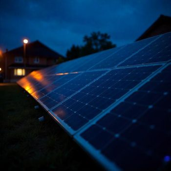 آیا پنل خورشیدی در شب کار میکنه